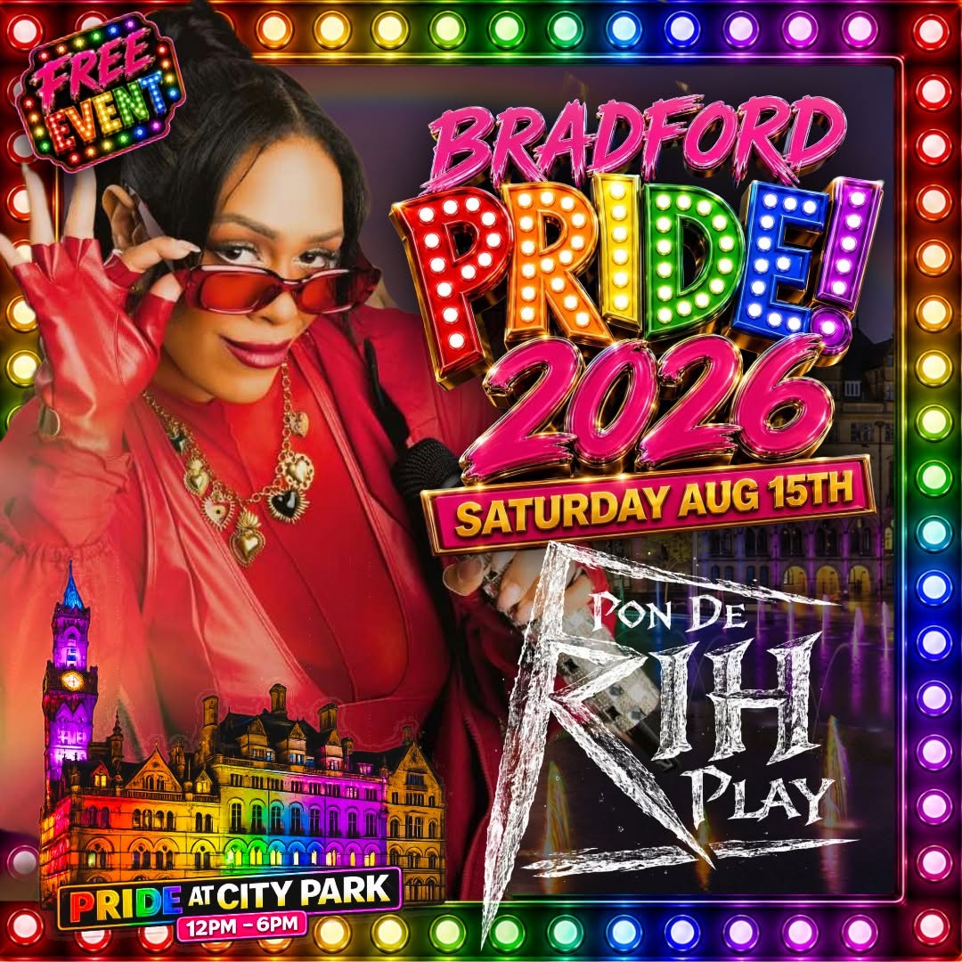 Pon De Rih Play performing at Bradford Pride 2026