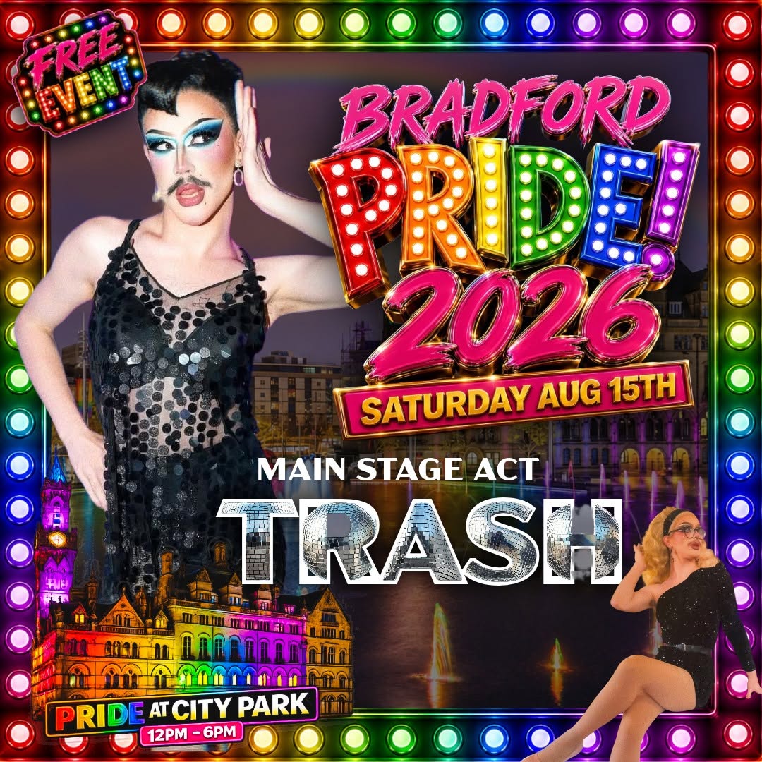 Trash performing at Bradford Pride 2026
